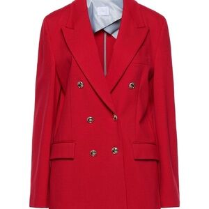 Italian Merci Red Double-Breasted Women's Blazer